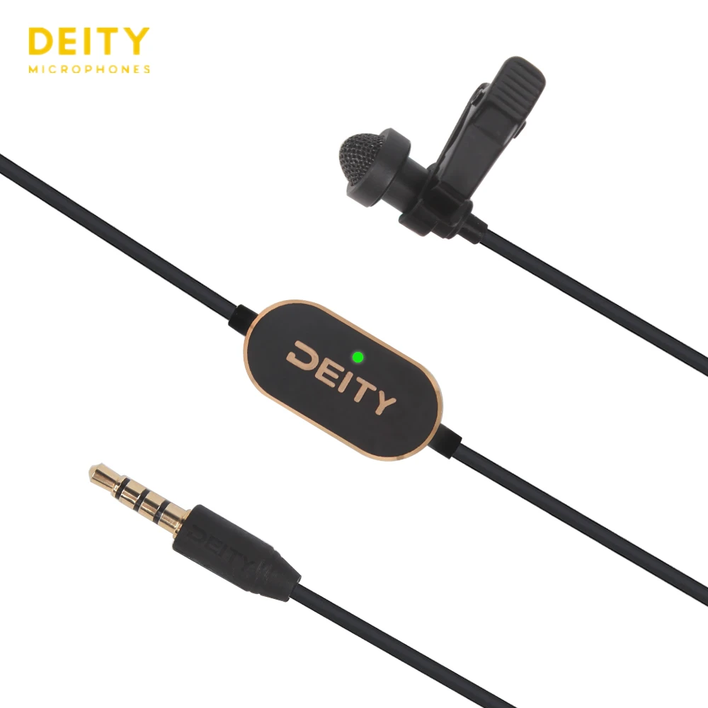 Deity Microphones V.Lav Omnidirectional Lavalier Microphone with Microprocessor  for DSLR Camera Smartphone Pad Tablet PC