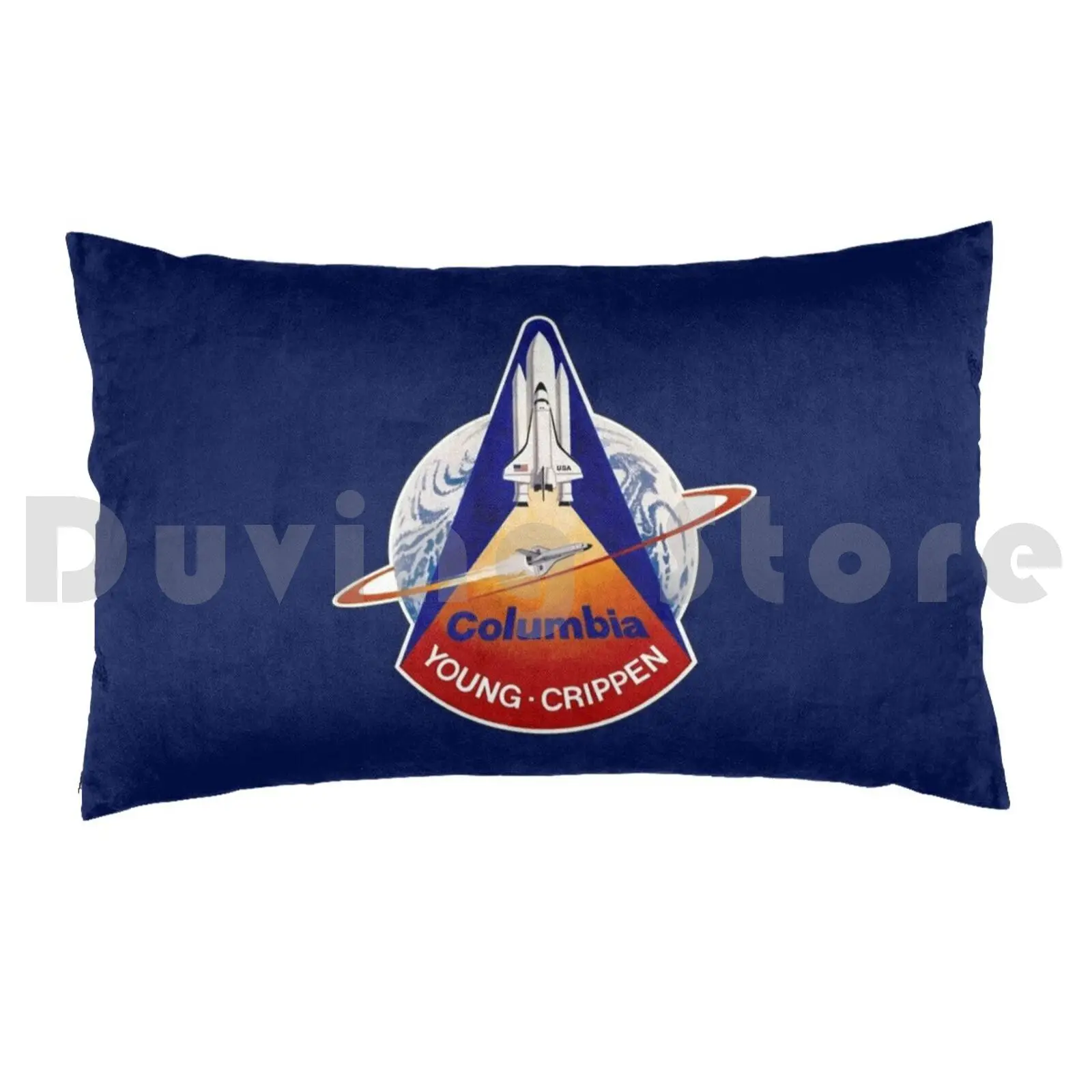 Space Shuttle PatchPillow case Space Shuttle Spacex Patch Exploded First Moon Space Station Hubble