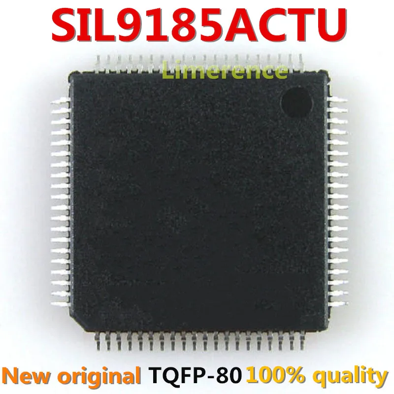 Interruptor do interruptor HDMI1.3, SIL9185ACTU, SIL9185A, SI19185ACTU, 80-TQFP, 1PC