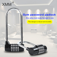 XMM 5 Digital Lock Safety Padlock CodeLocks Door Locker Combination Outdoor Bag Luggage Bicycle Window Security PadLock