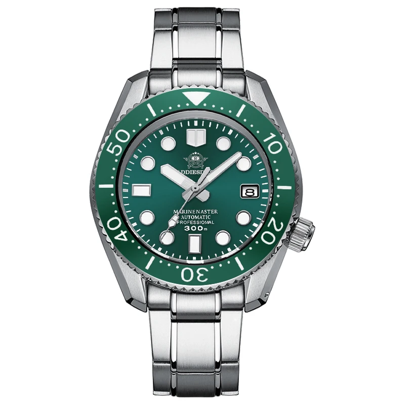ADDIESDIVE Men's Watch 300m Waterproof Ceramic Bezel Dive Watch C3 Automatic Japan NH35 Mechanical Watch Diving Watch