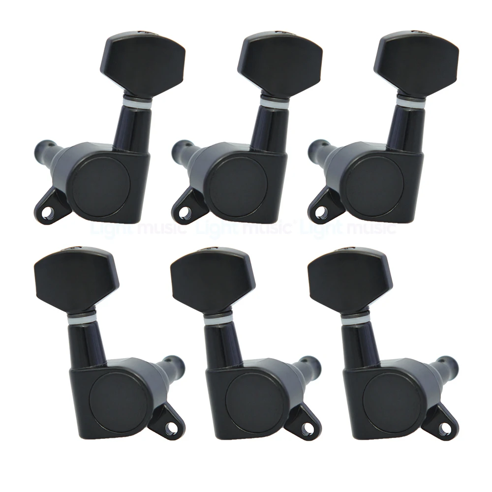 Guitar Tuning Pegs Tuners Machine Heads for Acoustic Electric Guitar Chrome Black Gold 3R3L 6R 6L Guitar Machine