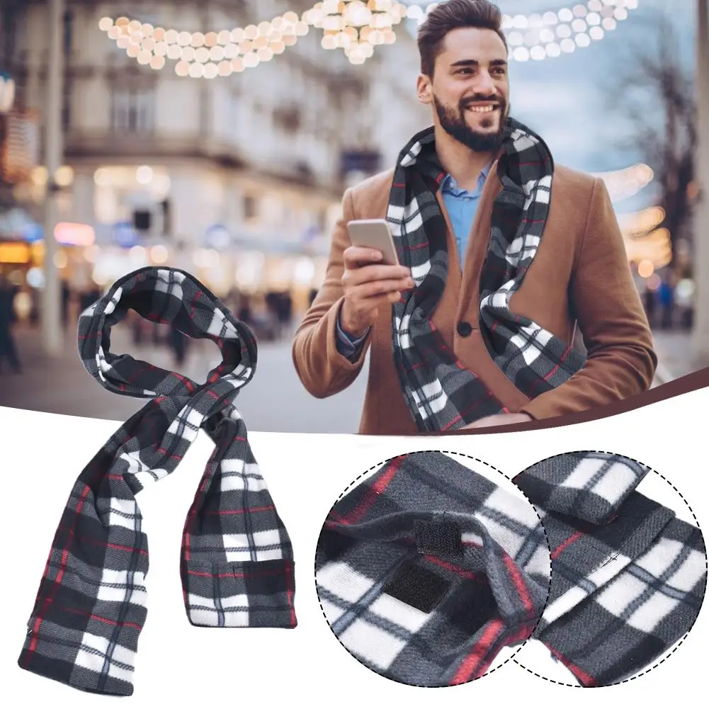 Winter Electric Scarf USB Rechargeable Rapid Heating Scarf Heating Warm Unisex Collar For Outdoor Activities Use Dropship