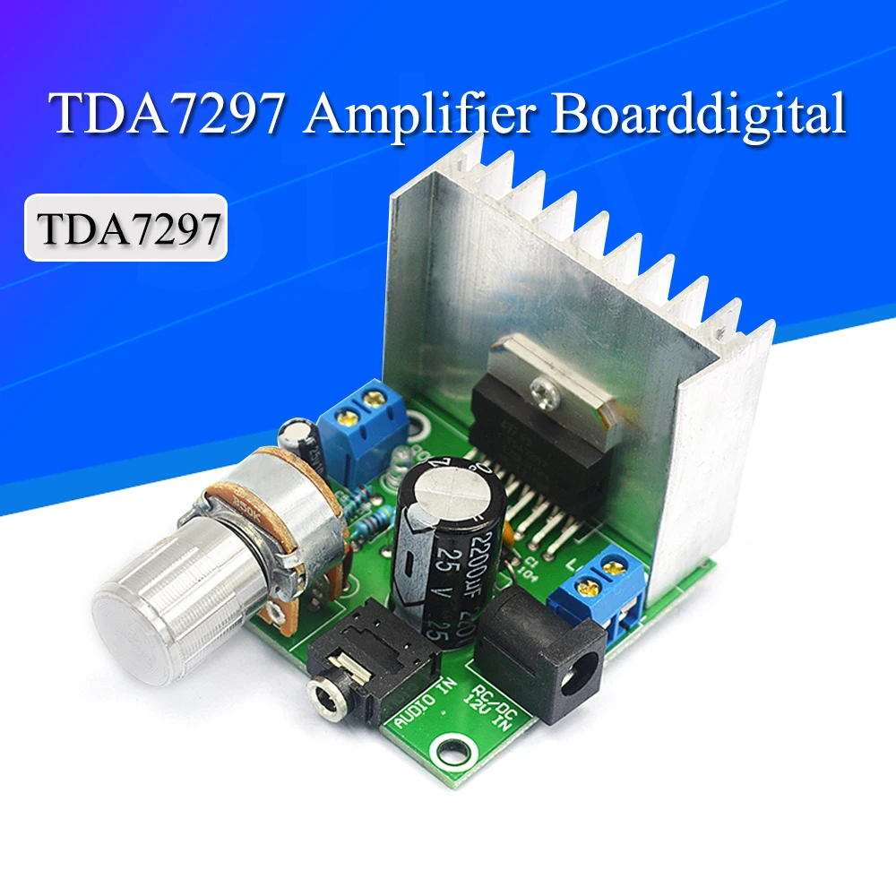 TDA7297 Audio Amplifier Board Module Dual-Channel Parts For DIY Kit Dual-Channel 15W+15W Digital Amplifier