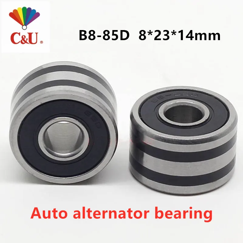 

20pcs C&U high speed Auto motor bearing SAEC608×3-2RS 8*23*14mm B8-85D ABEC-5 Automotive alternator bearings 608 8x23x14 mm