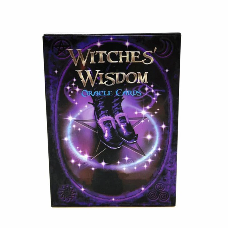 

47pc Witches Tarot cards witch wisdom oracl cards Deck Mysterious Tarot Guidance Stunning Divination Fate Card