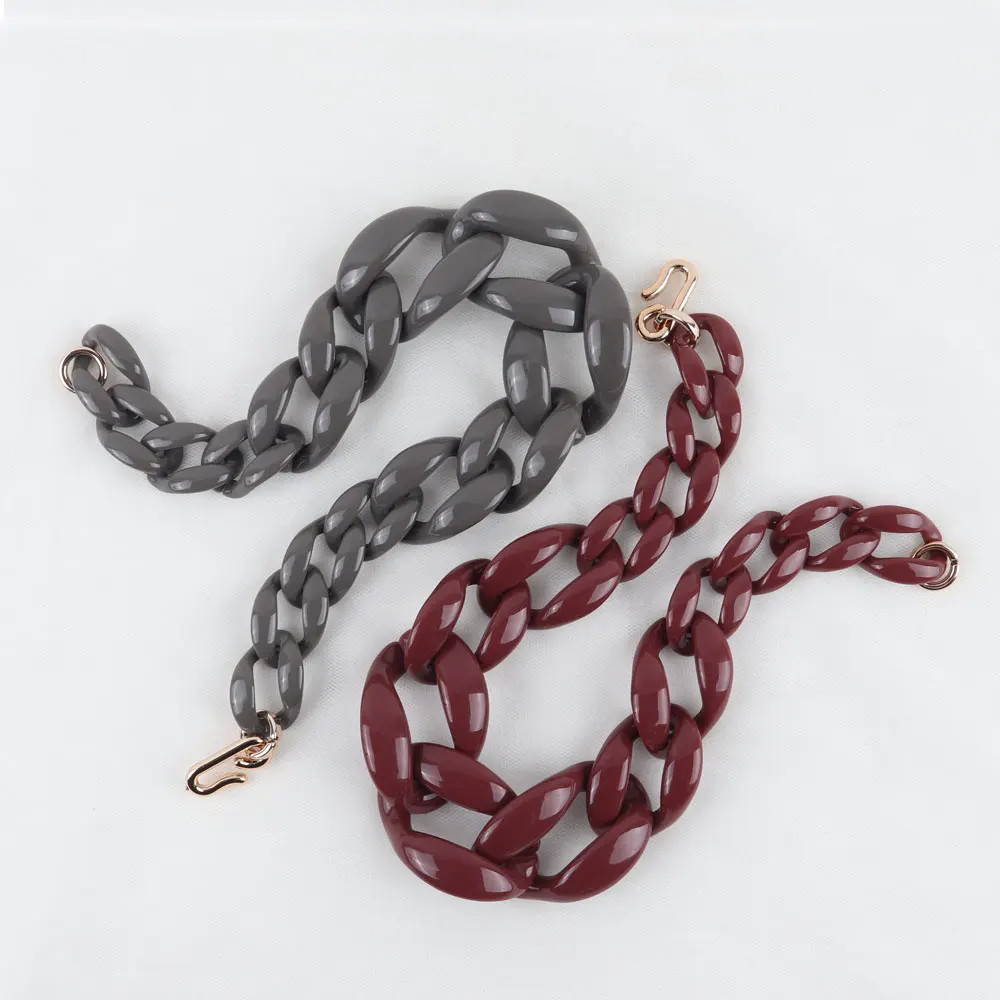 Statement Big Acrylic Link Chain Necklace For Women Bohemian Long Chunky Chain Necklaces Pendants Fashion Women Jewelry Gifts