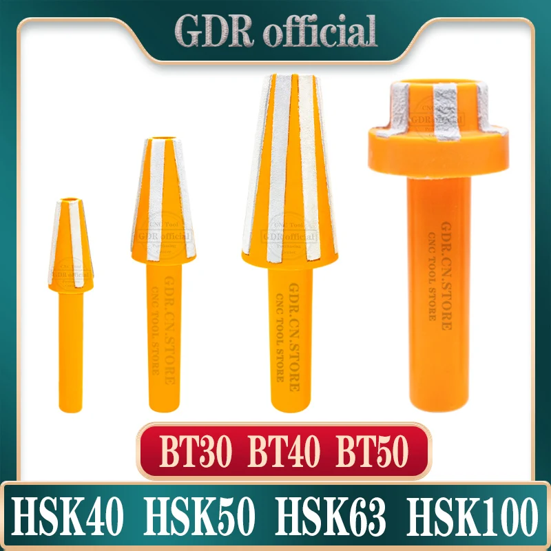 BT30 BT40 BT50 HSK32 HSK40 HSK50 HSK63A HSK63F HSK Cleaning Rod Cleaner Brush Taper Collet Holder Wipe Tool Holder bracket tool