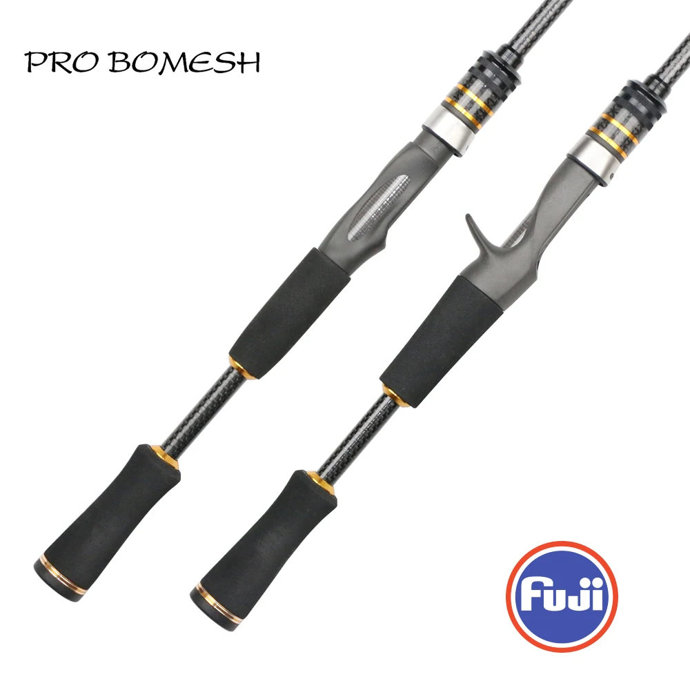 Pro Bomesh Fuji TVS ECS Reel Seat EVA Spin Cast Handle Kit 4Axis Woven Locking Nut DIY Fishing Rod Building Component Accessory