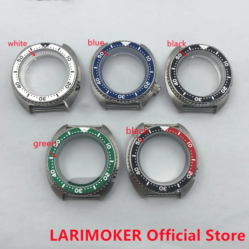 

LARIMOKER New 100M Waterproof Steel Automatic 41mm Watch Case fit NH35A NH36A Unidirectional 24 Jewel Watch Bezel Metal Back