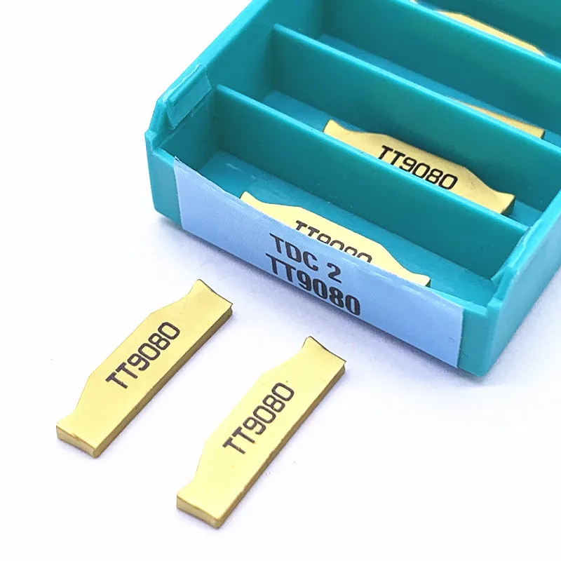 TDC2 TDC3 TDC4 TT9030/TT9080/TT7220 Carbide Lắp TaeguTeci 2MM 3MM 4MM Làm Khe Tiện Bằng Máy CNC dụng Cụ