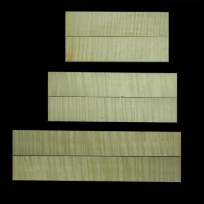 

1 Set Violin Sides Maple Sides with Tiger Flaming Wood Parts Strip Line