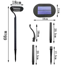 Solar Garden LED Lights Waterproof #3