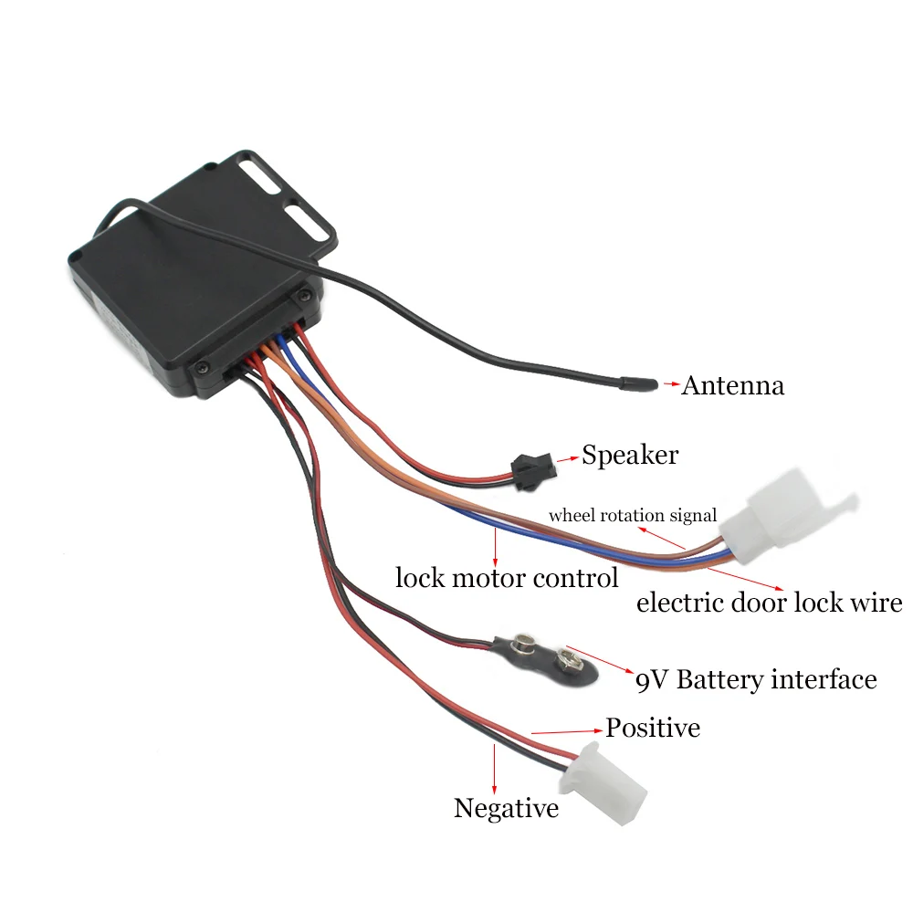 Sistema de alarma de seguridad para motocicleta y bicicleta eléctrica, alarma de vibración bidireccional, protección contra robo, arranque remoto,