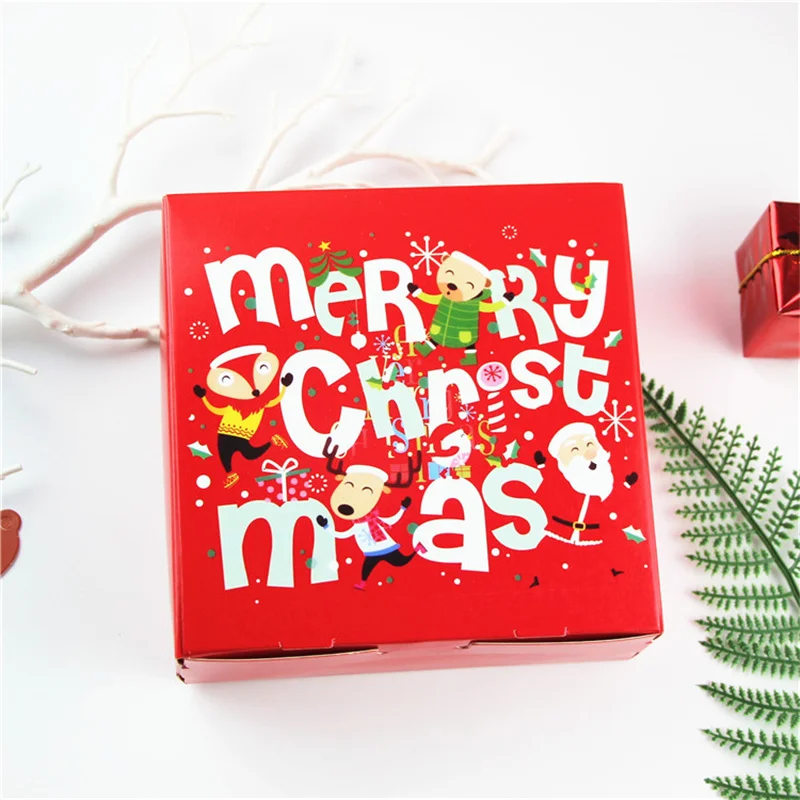 

Christmas handmade diy nougat packaging box gift gift package carton nut dried fruit empty gift box