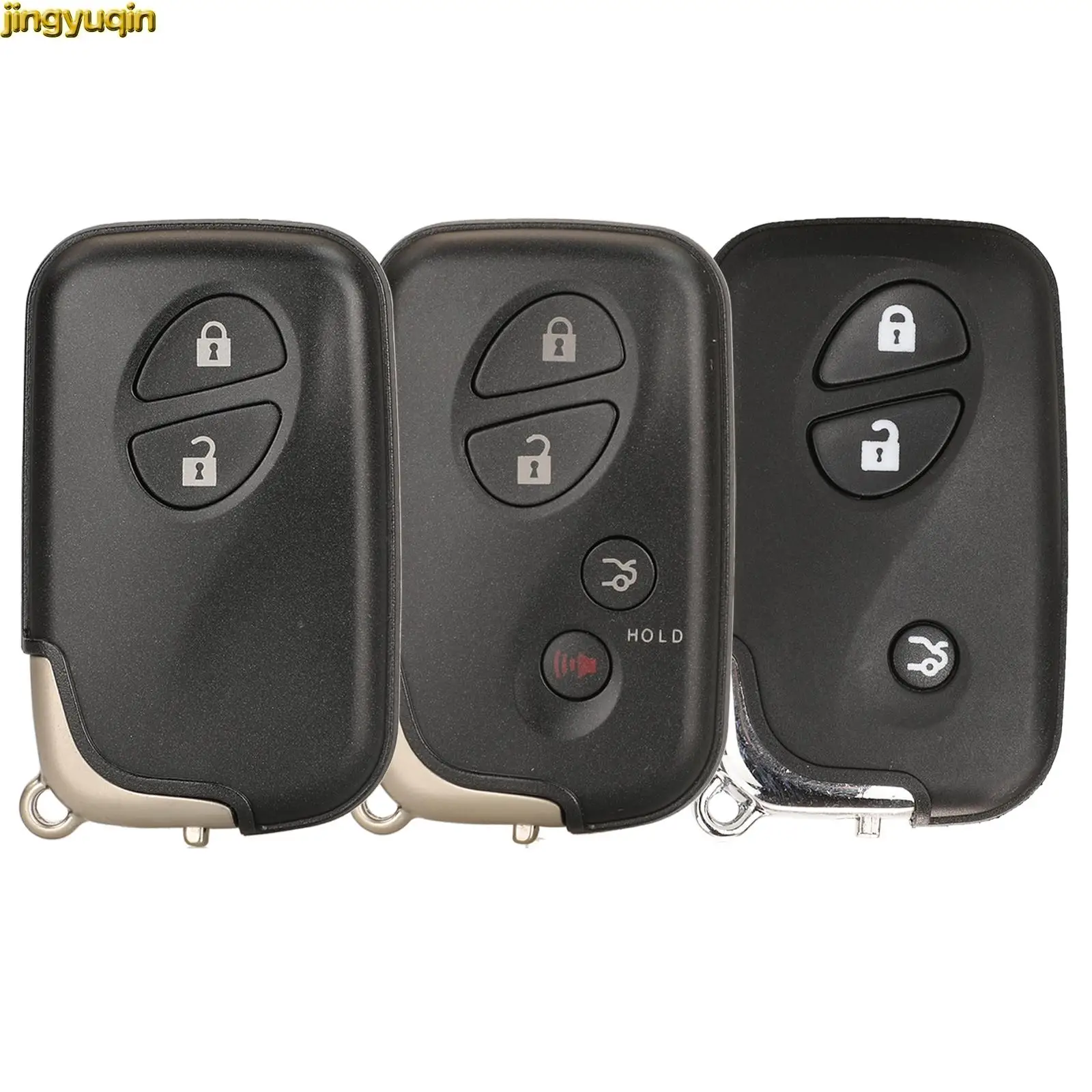 

Jingyuqin 2/3/4Button Remote Car Key Fob Shell For Lexus ES350 GS350 GS450h GS460 IS250 IS350 ISC LS460 GS300 GS430 LS600h HS250