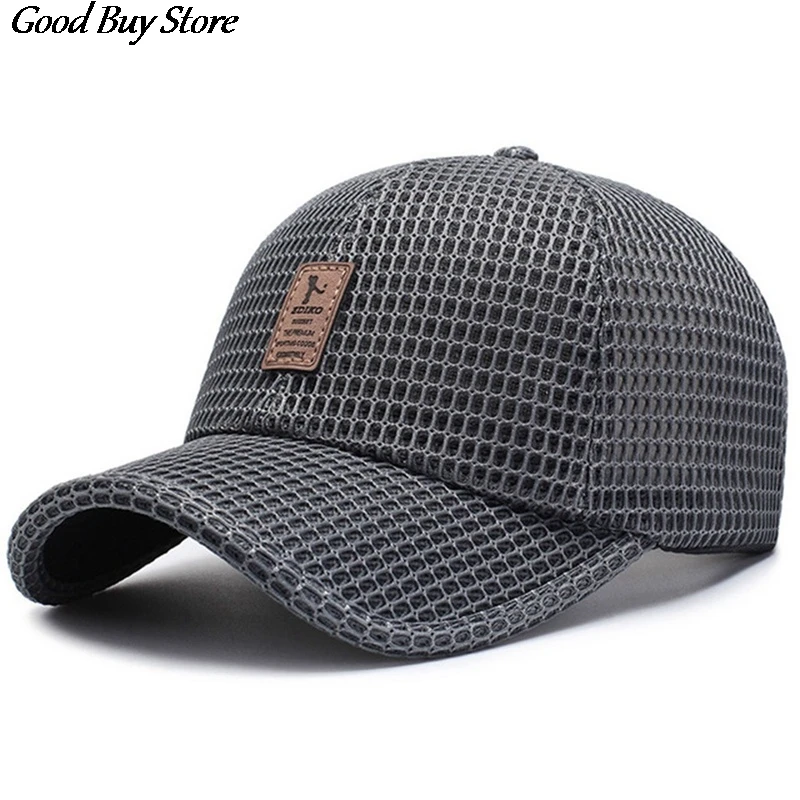 New Arrival Adult Unisex Mesh Baseball Caps Adjustable Cotton Breathable Comfortable Sunshade Sun Hat Snapback Caps Gorras