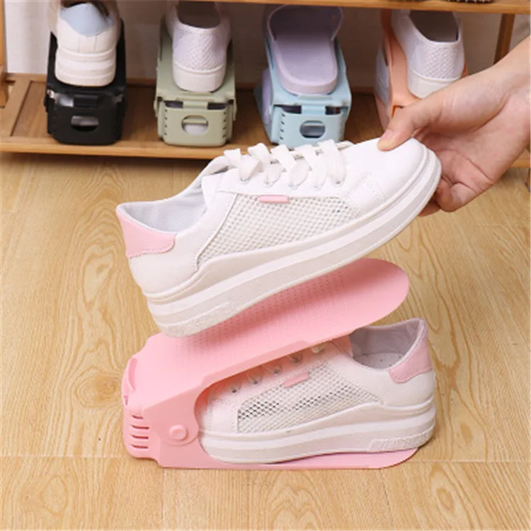 12pc Double-layer Adjustable Shoe Storage Bag Modern Shoe Rack Shoe Cabinet Storage Cleaning Cabinet Shoe Storage Bag Shelf