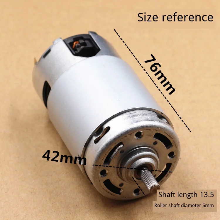 7712 DC motor Double carbon brush DC220V 10000RPM 5mm knurled shaft Sending finishing bridge