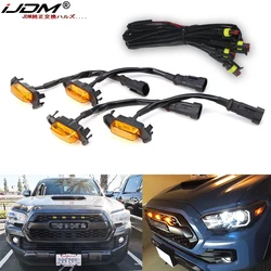 iJDM Car Front Grille Grill LED Light Raptor Style Lamp For 2016-up Toyota Tacoma w/TRD Pro Grill ONLY Front Grille Lighting DRL