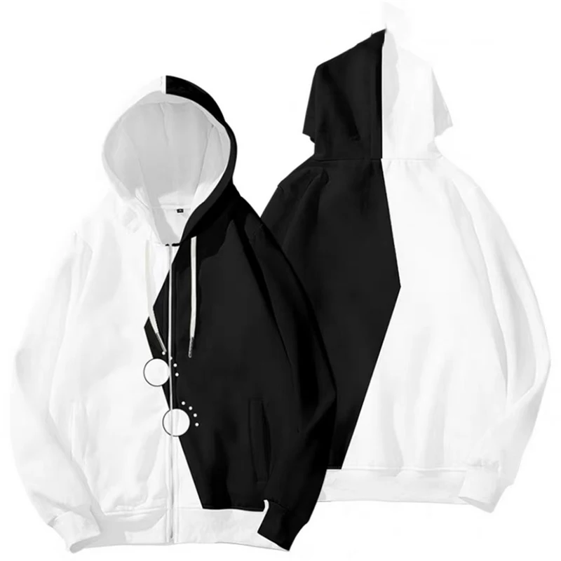 NEW VTuber Ookami Mio Cosplay costume Hoodies Sweatshirt Men Women long sleeve Zip up Hoodie Coat Jacket