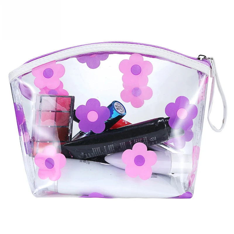 Mode Meisjes Clear Cosmetische Zak Pvc Transparante Make-Up Tas Voor Vrouwen Waterdichte Rits Beauty Case Travel Toilettas Opbergtas