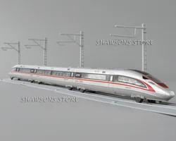 Diecast High Speed Train Model Toys China Standard EMU CR400 Railway Miniature Replica Remote Control