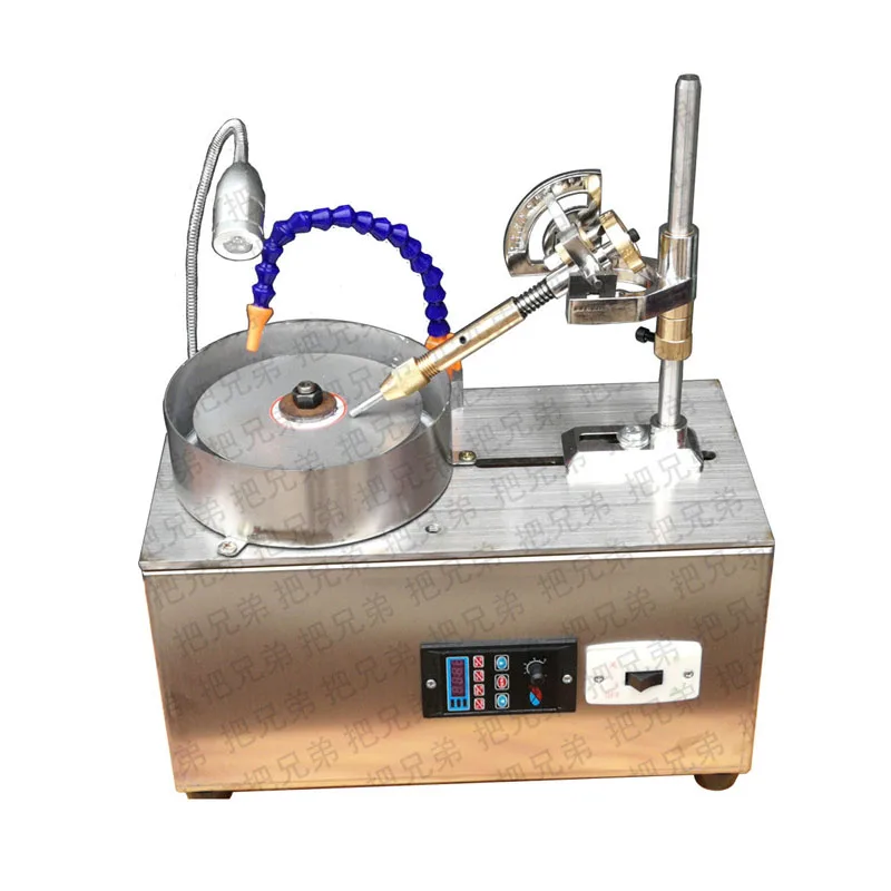 Gem Grinding Machine, Stepless Variable Frequency Speed Regulation ,Jewelry Jade Ring Face Polishing Equipment