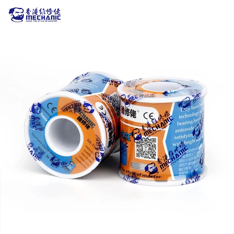 MECHANIC 500g Solder Silk low Temperature Rosin Flux 0.5 0.6 0.8 1.0mm Low Meltingl Point Solder Wire Soldering Tin BGA Welding