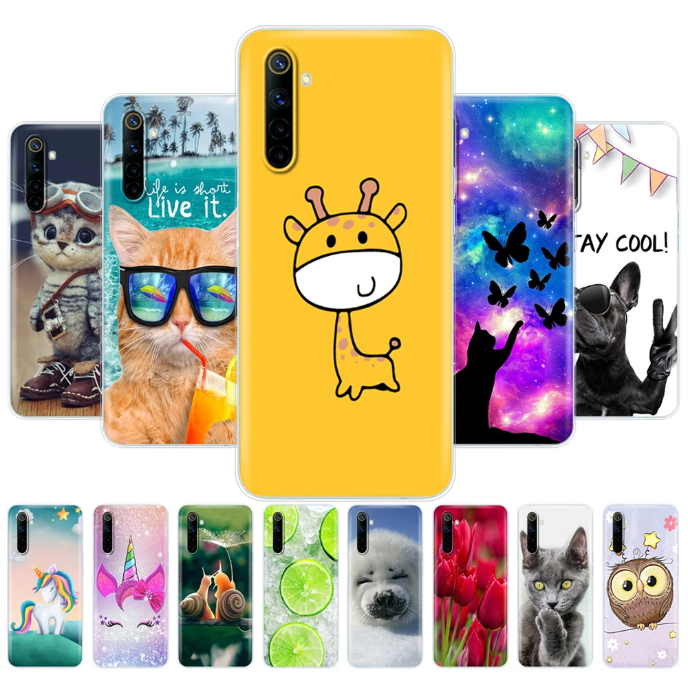 For Realme 6 Case Realme 6 Pro Cases Realme 6s bag Silicon Soft TPU Back Phone Cover For OPPO Realme6 6Pro Realme6Pro Case Shell