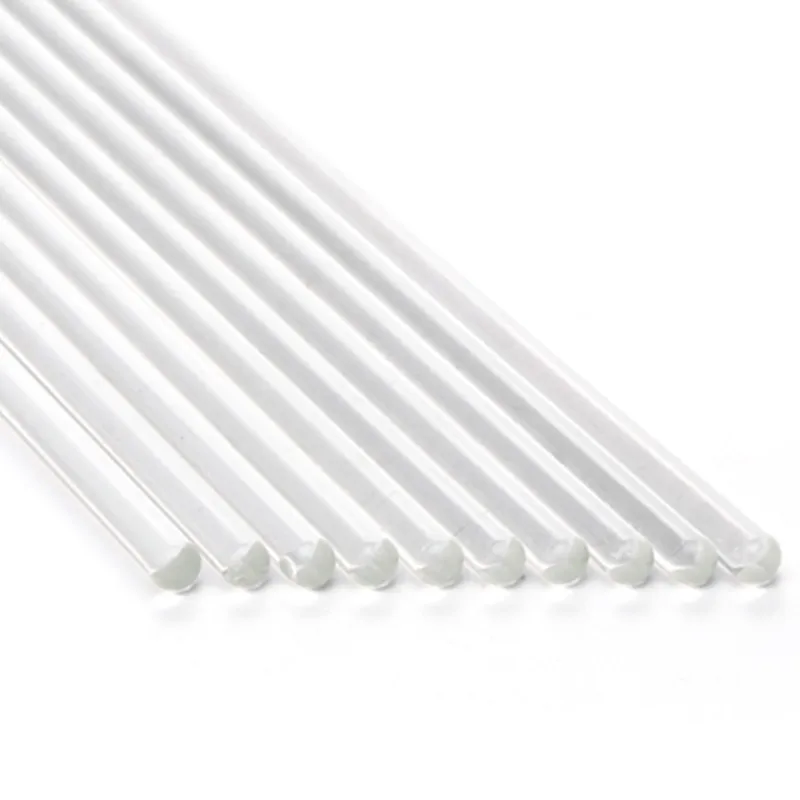 High Temperature And Corrosion Resistance Sio2 Rod Diameter 1mm - 20mm Customize Glass Stir Bar Conductor Stick