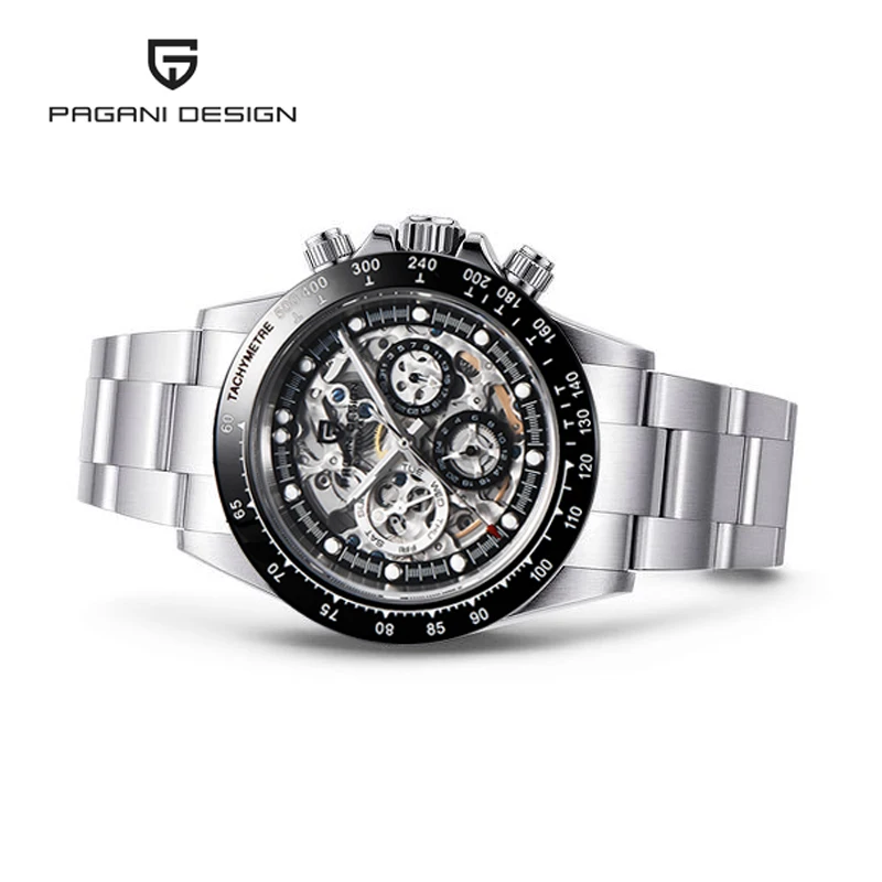 PAGANI DESIGN Mens Mechanical Watches Automatic Watch Men 2023 Top Brand Luxury Stainless Steel Sapphire Sport Relogio Masculino