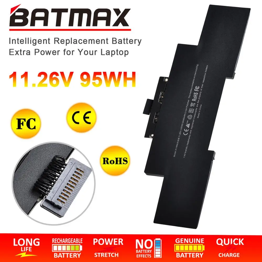 

Batmax A1494 Laptop Battery For Apple Macbook Pro 15" A1398 Retina Late 2013 Mid 2014 ME293 ME294
