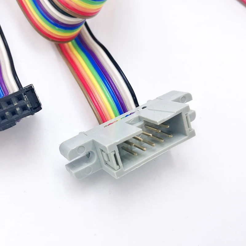 PLC connector extention cable line 10pin Frequency converter panel extention line Female male 0.5m 1m 2m image 4
