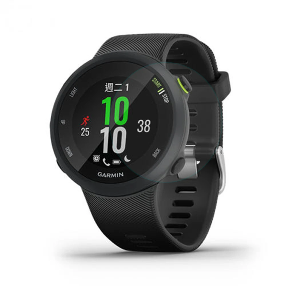 Protecteur d'écran pour montre connectée Garmin Forerunner 45 45S, 1x3x5 pièces, en verre trempé HD transparent, résistant aux rayures