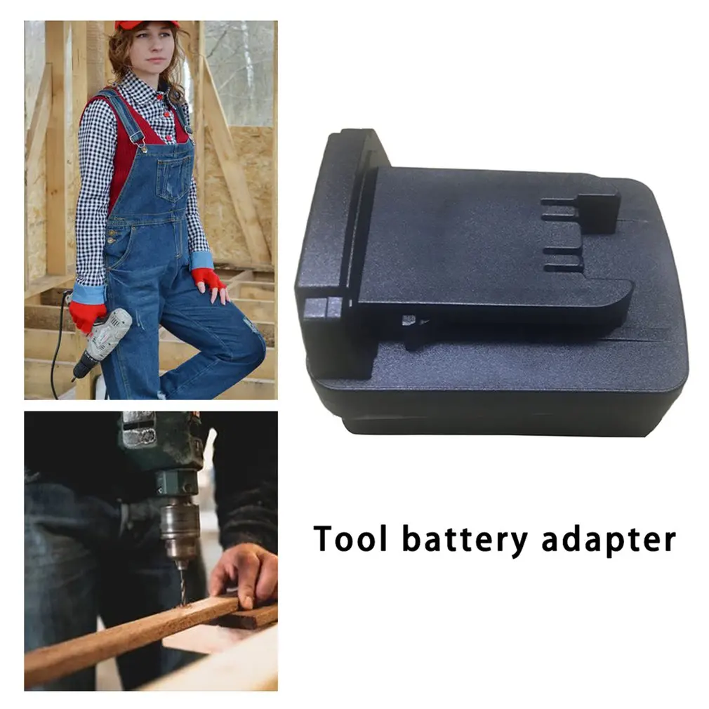Adaptador para bateria de lítio bosch, 18v, plástico de alto desempenho, grande confiabilidade, ferramenta elétrica, adaptador portátil para bateria de lítio