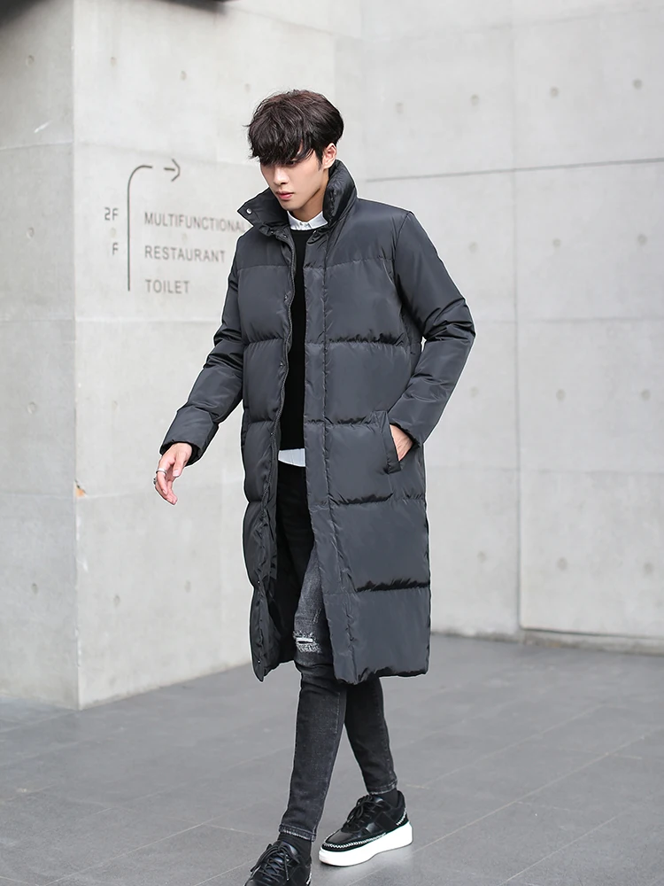 

2019 New Brand 90% Duck Down Coat Men Winter Down Jacket Clothes Streetwear Korean Down Parka Thick Warm Overcoat 01010