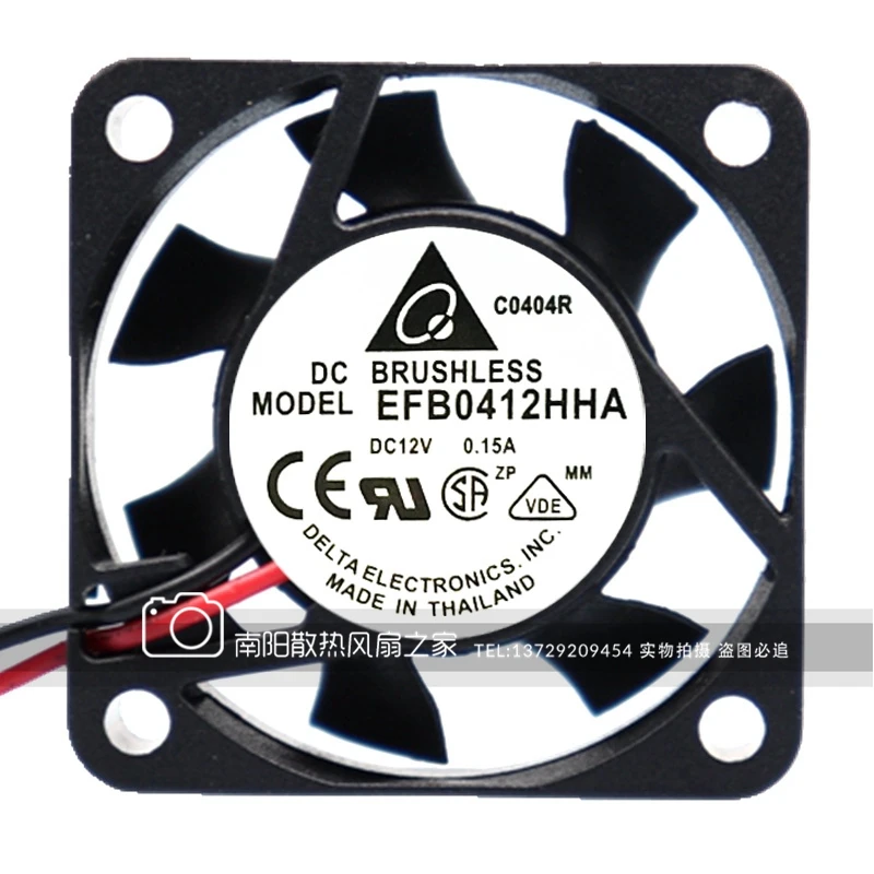 

Новый оригинальный EFB0412HHA 4010 12V 0.15A 4 см высокий объем воздуха Процессор северный и южный мост компьютер чехол Вентилятор охлаждения
