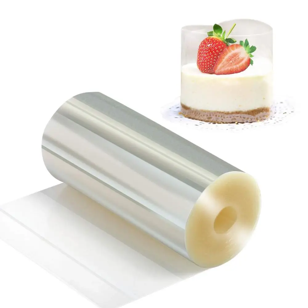 Cake Collars Acetate Rolls Clear Cake Strips Transparent Chocolate Mousse Collar Baking Surrounding Edge Decorating Acetate Roll