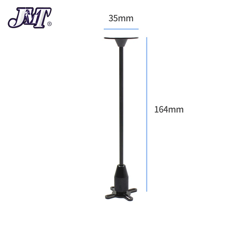 JMT Universal GPS Folding Antenne Halterung Metall für DIY RC Quadcopter Multicopter Drone Farbe Schwarz