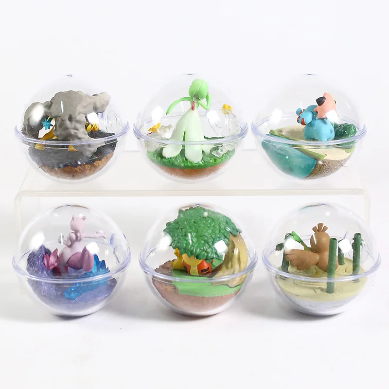 Pokemon Terrarium Collection Figure Vol.8 Gardevoir Farfetch'd  Growlithe Mewtwo Cleffa Phanpy Raikou