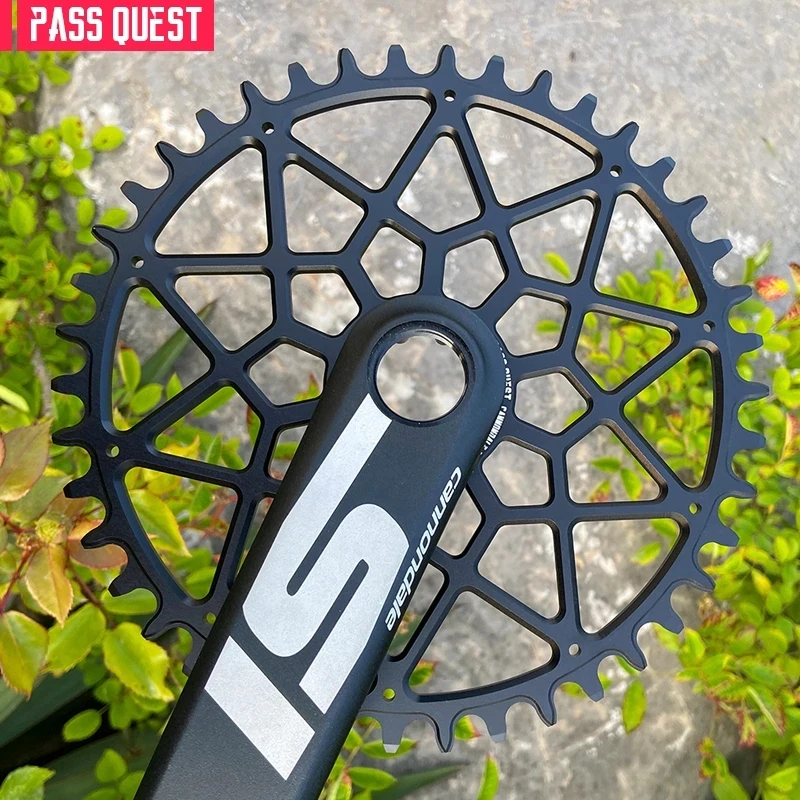 28T 48g/pc For CANNONDALE Pass Quest 0mm Offset Bike Chainwheel 28T 30T 32T 34T 36T 38T Bike Chainrings mtb parts MTB Chainwheel