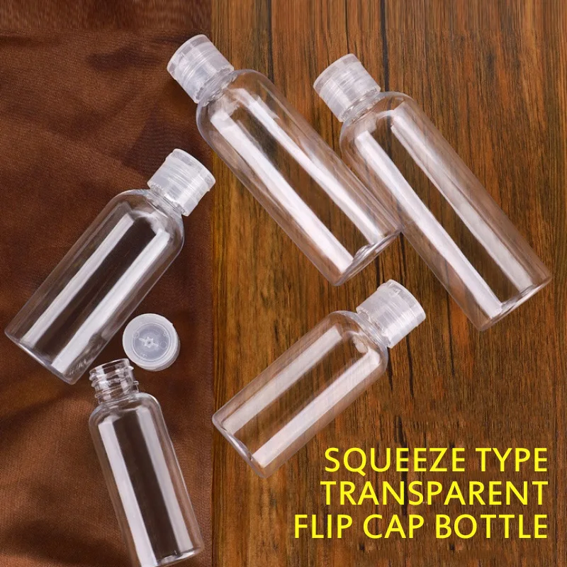 1Pcs Transparent Empty Spray Bottles 5/10/20/30/50/60/80/100/120/150/200/250Ml Plastic Mini Refillable Empty Container Portable