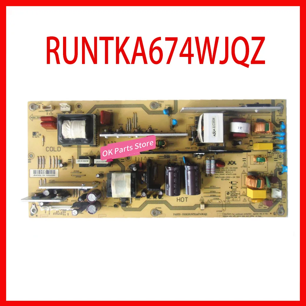 

JSI-401402A RUNTKA674WJQZ Power Supply Board Equipment Power Support Board For TV LCD-40D500A-WH Original Power Supply Card