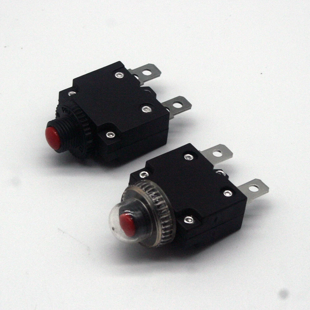 1pcs 2A 3A 5A 6A 8A 10A 15A 20A 25A 30A Circuit Breaker Overload Protector Switch Fuse Overload Overcurrent Reset Insurance