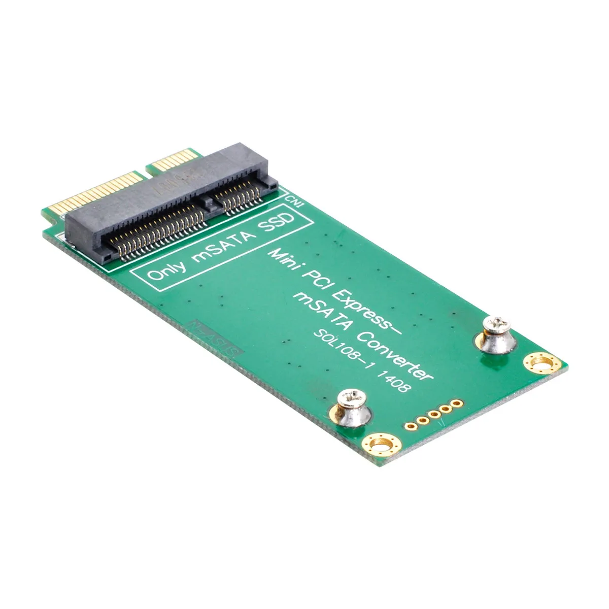 CY 3x5cm mSATA Adapter to 3x7cm Mini PCI-e SATA SSD for Asus Eee PC 1000 S101 900 901 900A T91