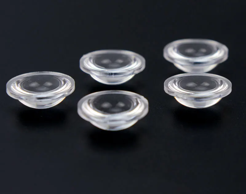 Imagem -02 - Lanterna Led Acrílica Plano Convexa Lente Focal 10 mm 12 mm Peças