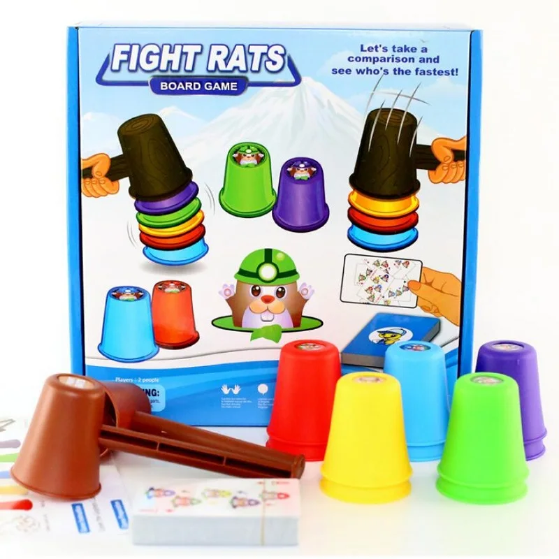 Playing The Hamsters, Parent-child Interaction Educational Toys Multiplayer Interactive Board Games