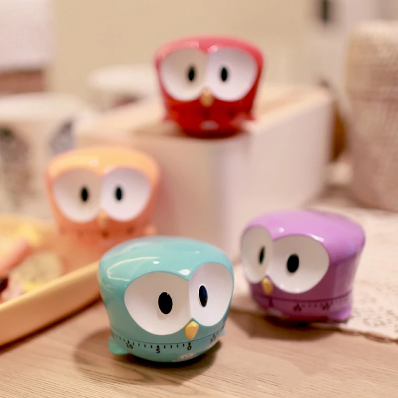 

Big Eyes Owl Kitchen Mechanical Timer Timer Reminder Countdown Cooking Timer Egg Timer Owl Kitchen Cute Timer Kitchen Digital