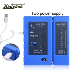 Набор инструментов xintylink 8P8C, тестер серийного кабеля ethernet с micro USB RJ45, для ремонта сети lan, RJ11, RJ12, rg45, CAT5, CAT6, CAT7